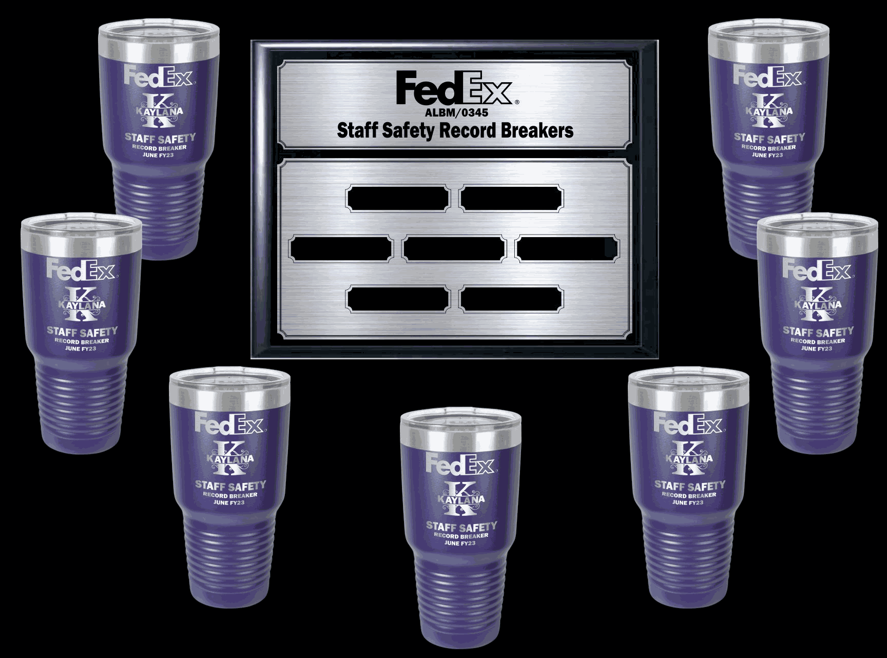 7-Month 30oz Tumbler Awards Bundle